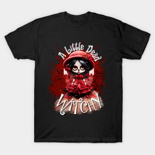 A Little Dead Witchy- Red T-Shirt